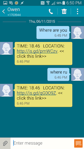 Text WhereRU Es