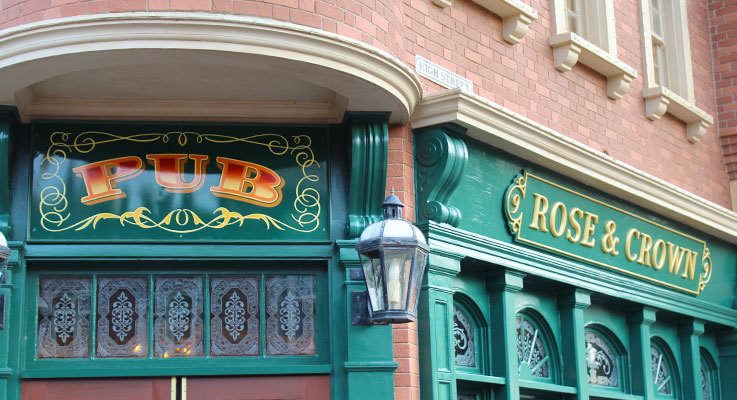 Rose & Crown pub Epcot Disney World