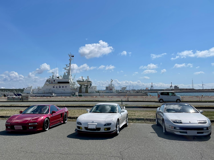 NSXの定期パトロール🚨開始！・90sはやっぱ最高だね❗️🏎️💨・5mmの違いが分かるかな？🤔・FDカッチョ悪い😅・モンツァレッドパール🍷✨に関するカスタム事例の投稿画像3枚目