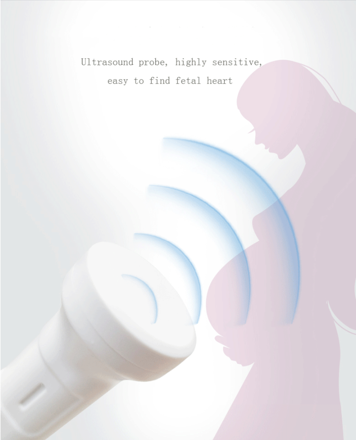 Title 3, Fetal Heart Rate Monitor Doppler Stethoscope. L...