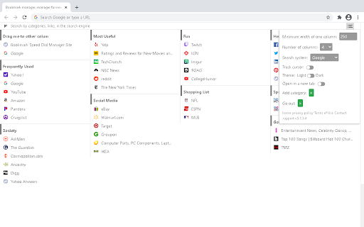 Speed Dial|Bookmarks Manager for New Tab Page