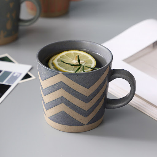 Title 13, Stoneware Mug Coffee Cup Couple Water Cup, enjo...