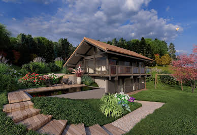 Contemporary house with pool and garden 2