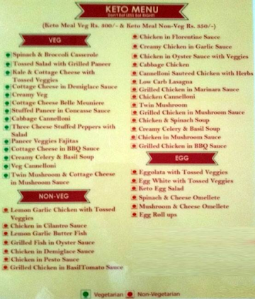 Cafe Illusions menu 