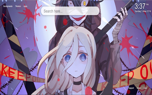 Satsuriku No Tenshi HD Fonds décran New Tab