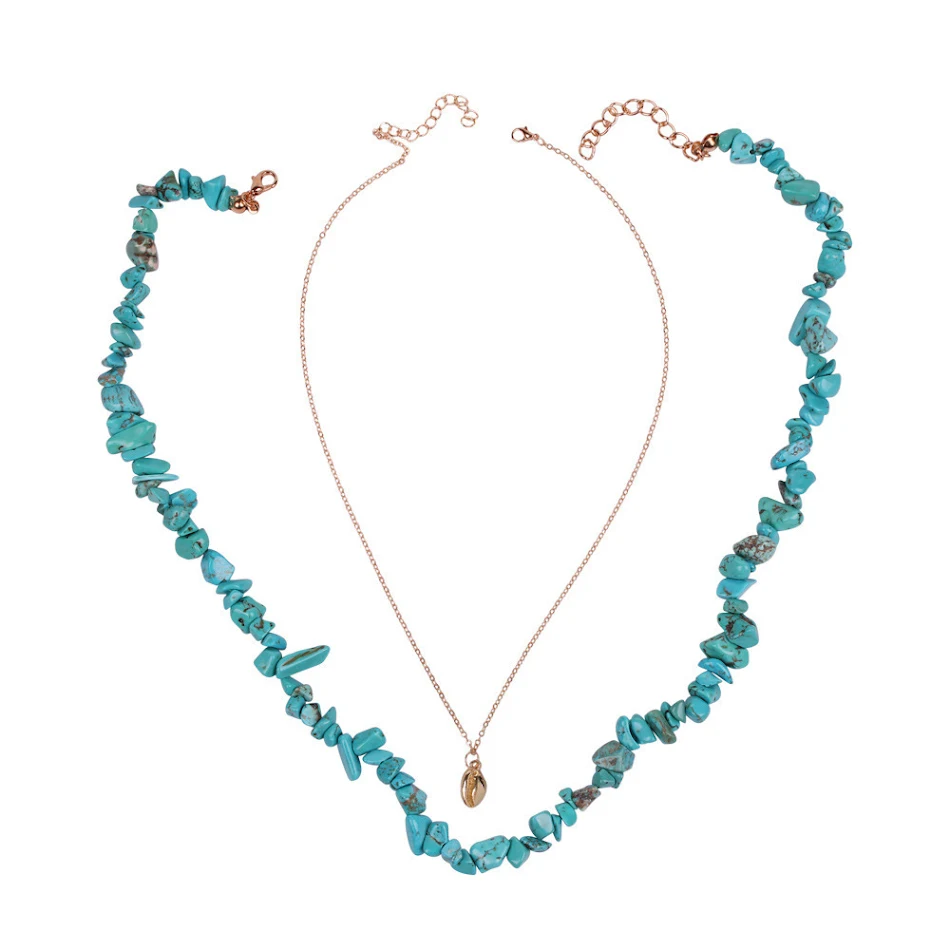 Turquoise Collar Necklace Set