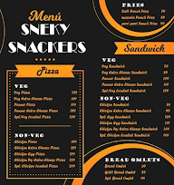 Sneky Snackrs menu 2