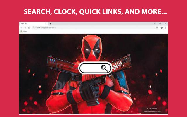 Deadpool Wallpapers and New Tab