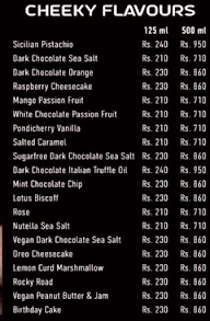 Bono Boutique Ice Cream menu 2