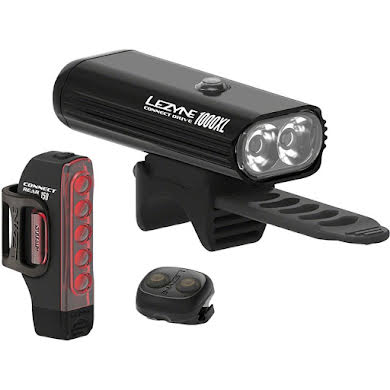 Lezyne Connect Drive Light Set, 1000XL Macro Drive/Rear Strip Drive