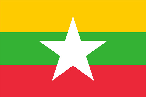 Myanmar (Burma) flag. File photo