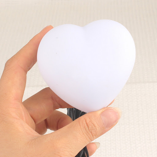 Title 4, Love Lamp in front of the Chest, Romantic Heart...