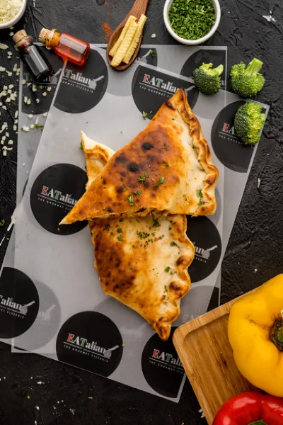 Exotic Seasonal Veg Calzone