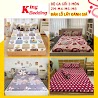 Bộ Ga Giường M2/M4/M6/M8 Ga Gối Cotton Poly, Ga Trải Giường Và 2 Vỏ Gối Nằm - Kingbedding