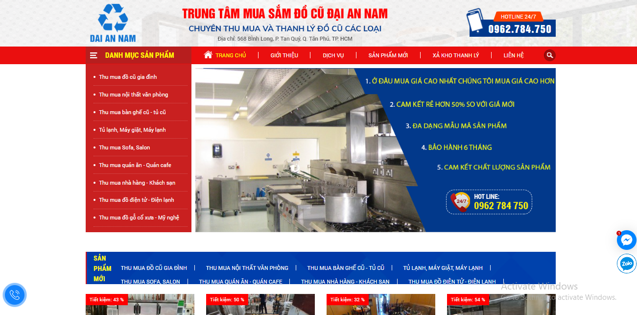 TRUNG TÂM MUA SẮM ĐỒ CŨ ĐẠI AN NAM