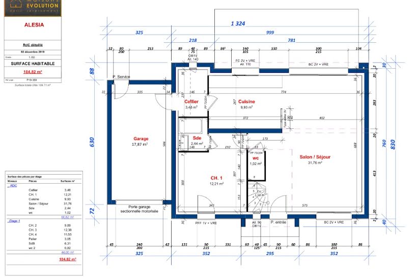  Vente Terrain + Maison - Terrain : 700m² - Maison : 105m² à Messy (77410) 