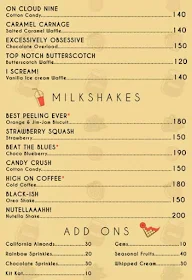 Original Waffle Factory menu 3