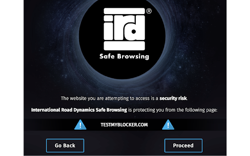 International Road Dynamics Safe Browsing