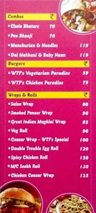 WTF - What The Food menu 2