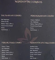 Hotel Mandovin menu 2