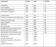 Khandelwal Bakers menu 1