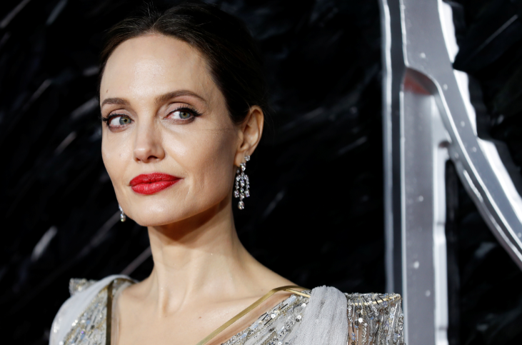 Actress Angelina Jolie has launched a children's rights book. File photo.