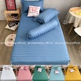 Bộ Ga Giường 4 Món Cf95 Kèm Vỏ Gối Ôm Cotton 3F Khách Sạn Ree Bedding Đủ Size Nệm 1M2, 1M4, 1M6, 1M8, 2M