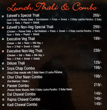 Eatwell.com menu 