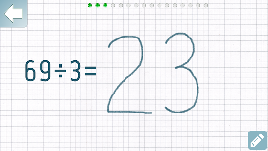 Pamja e ekranit e trajnerit të matematikës së divizionit