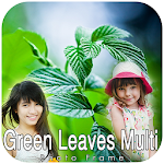 Cover Image of Herunterladen Green Leaves Multi Photo Frames 1.0 APK