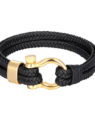 Bracelet en acier en titane tressé - 3