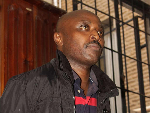 Mugo Wairimu at a Milimani court on Wednesday, November 14, 2018. He has denied practising without a licence and running clinics without approvals. /COLLINS KWEYU