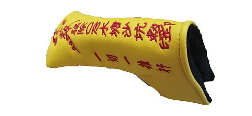 Title 3, Yellow Golf Club Cover for Wood and Putter. Pro...