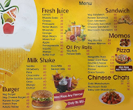 Juice Club menu 1