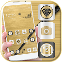 Luxury Gold Launcher Black Glitter Theme 1.1.2 APK Скачать