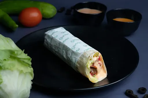 American Cheesy Falafel Wrap