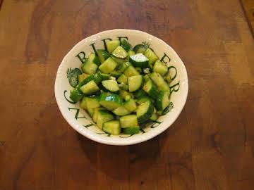 Spicy Asian Cucumbers