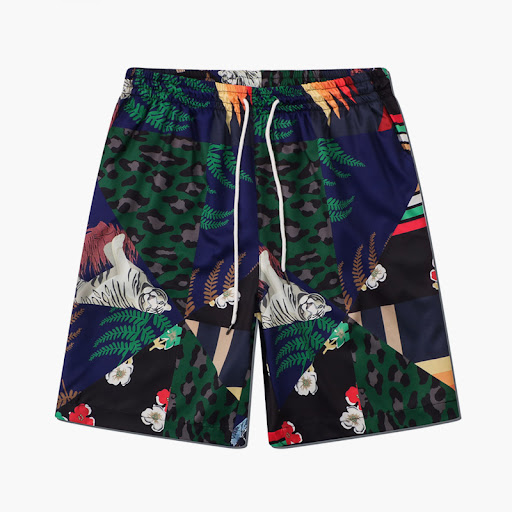 Title 10, Tropical Rainforest Style Printed Polyester Sho...