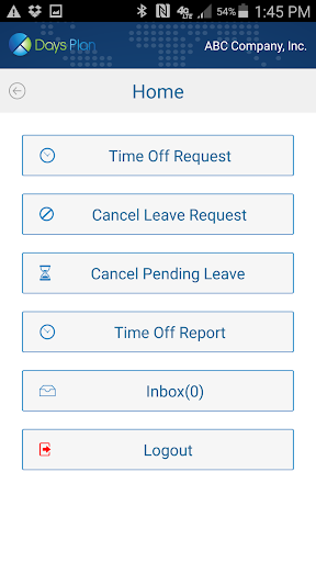 DaysPlan