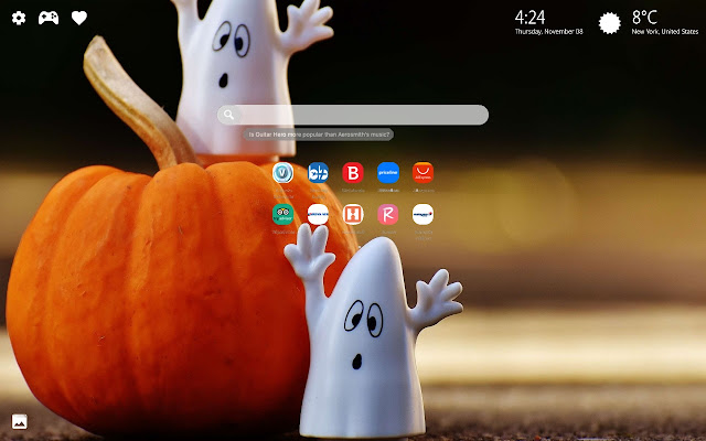 Cute Halloween Wallpaper HD New Tab Theme