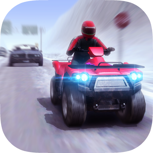 ATV Quad Bike route Frozen icon