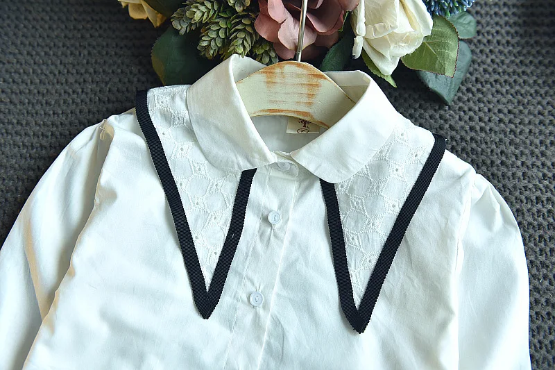 Title 2, Conjunto colegial feminino com camisa de manga ...