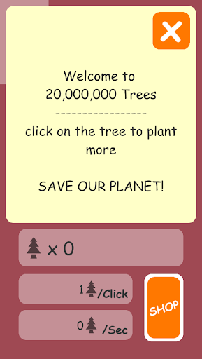 Plant 20,000,000 Trees Clicker Game