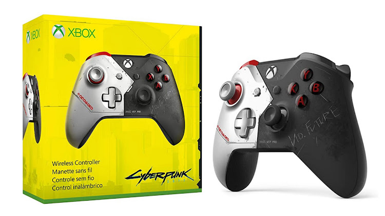 Cyberpunk 2077 Xbox One controller from CD Projekt Red.