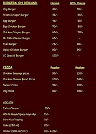 Crispy Corner menu 1