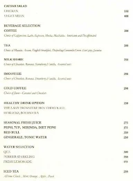 Le Petit Cafe, The Lalit menu 3