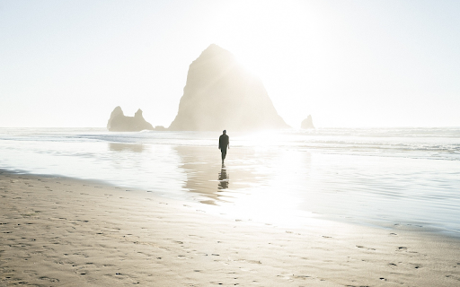 Standing on sea water