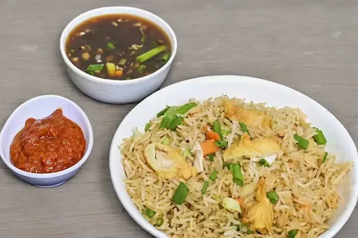 Egg Manchurian Fried Rice