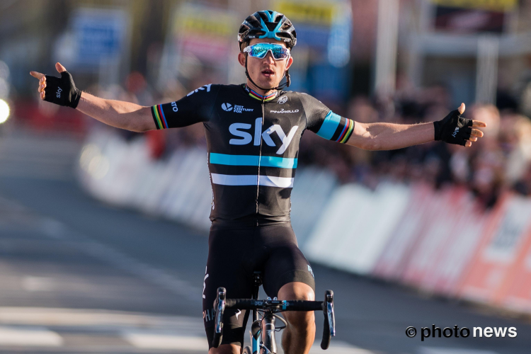 Belgen spelen een hoofdrol, maar Kwiatkowski zegeviert in spectaculaire Strade Bianche