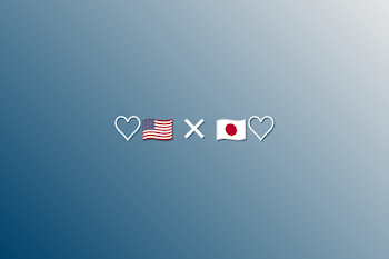 「♡🇺🇸 × 🇯🇵♡」のメインビジュアル